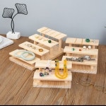 원목 2단 3단 4단 미니 디스플레이 선반