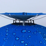 머리에 쓰는 2단 우산모자 중형