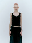 레스트앤레크레이션 레스트앤레크레이션 Wide U-Neck Tank Top -