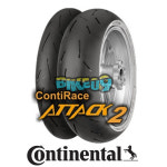 콘티넨탈 ContiRaceAttack 2 120 70 ZR 17 M C 58W TL Race Racing Front - 오토바이 타이어 부품 2SOFT