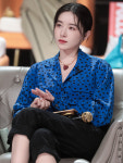 마에스트라 1회 도트 셔츠 블라우스 벌룬 소매 01 작은 사이즈 01