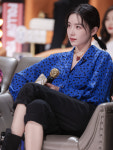 마에스트라 1회 도트 셔츠 블라우스 벌룬 소매 01 작은 사이즈 01