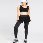 여성 하이웨스트 반바지 레깅스 일체형 스판 숏팬츠