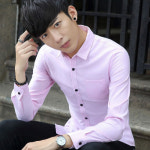 신델 자체브랜드 신델 수입 남성 캐주얼 셔츠 남방h1491 사이즈 핑크L 국내90