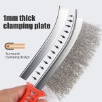 강철 와이어 브러시 목재 금속 녹 제거 롤러 브러시 바베큐 청소 바베큐 그릴 청소에 st l brush