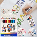 패브릭천 마카펜 세트 8색 원단 천마카 데코마카