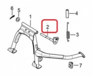 KR모터스 KR모터스 K-WIN 메인스탠드 ADV125 42110CN7700