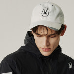 스파이더 컬러포인트 폴리 볼캡 WHT SPJPANCA202M