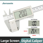 전자 디지털 플라스틱 캘리퍼스 대형 스크린 디스플레이 버니어 목수 도구