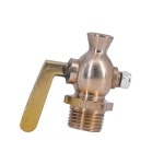 1 4 3 8 1 2 3 4 BSP 수형 황동 배수 페콕 밸브 수성 가스 오일