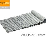 알루미늄 원형 튜브 얇은 벽 0 6063 미세하게 그려진 파이프