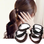 인조 머리끈 헤어링 헤어밴드 생머리 땋은머리 2종