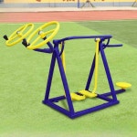 팔돌리기 어깨돌리기 노인 야외 공원 아파트운동기구 체육시설 아웃도어 광장 어깨 관절 재활기 A타입