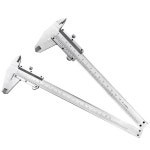버니어 캘리퍼스 스틸 게이지 마이크로미터 측정 장비 목수 도구 전문 Pachymeter 깊이 눈금자 0-150MM