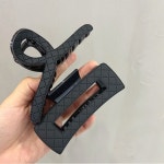 스티치 올림머리 집게핀 헤어집게