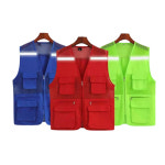 JU 4포켓 반사판 망사 조끼 현장 안전 작업조끼