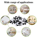 플라스틱 손톱 스크류 캡 장식 커버 7 색 자동차 너트 보호 셀프 태핑 나사 가구 하드웨어