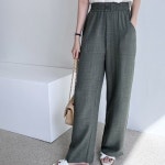 여성 슬랙스 베이직 데일리 바지 하객룩 하객 캐주얼 여름 여자 룩 팬츠