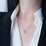 여성 원형링 도금 목걸이 1P 데일리 악세사리 링-ONE