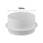 78 95 113 148 공기 덕트 체크 환기 밸브 파이프 드래프트 차단기 배기 팬 호스 방지