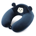 캐릭터 똑딱이 메모리폼 목베개 목쿠션 분리형 커버 불곰
