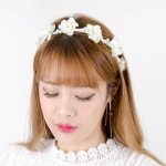 쿠키세븐 미니 로즈 화관 A4654