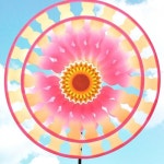 행사용 축제 썬플라워 바람개비 2p 작은 정원 꾸미기 체육대회 홍보용 야외 바람개비