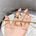 별별창고 무테안경 안경 안경테 안경태 긱시크 무테안경