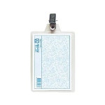 세모네모 집게 명찰 세로 100개입 68x65 이름표 M0202 NJW92154C