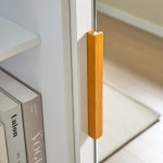 j0066 Woody 광폭300거울형 틈새수납장