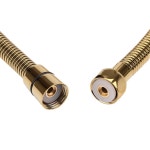 스테인레스 스틸 샤워 호스 고압 교체 암호화 파이프 범용 티타늄 1 5 m