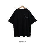 옷자락 여자 여름 무지 심플 이지웨어 박스핏 반팔 롱 티셔츠