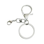 열쇠고리 키링 8자 회전고리 미니 랍스터