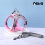 댕냥이 강아지 산책용품 소프트매쉬 경량 하네스 소프트매쉬 경량하네스 L 1개