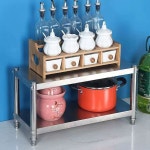 업소용 낮은 작업대 선반 2단 다이 싱크대 주방 스텐 바닥선반 가로 40 세로 40 높이 39 2단