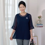 엄마옷 로즈맘 엔느조끼티셔츠