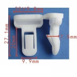 범퍼 OEM 100x 리테이너 시온 렉서스 50x 클립 10 도요타 75392-35220 7539235220