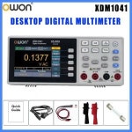 OWON USB 디지털 멀티미터 테스트 계량기 DC AC 전류 전압 휴대용 벤치탑 트루 RMS 12 XDM1041 XDM1241