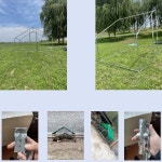 케 7m 양계장 얇은천 닭장 플라스틱망 조립식 야외 사육장 1 대형 병아리