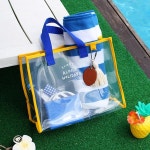 방수 비치백 여름 물놀이 투명 큰 여성 바닷가 가방