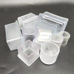 2 10 Pcs 투명 라운드 미끄럼 방지 가구 커버 의자 다리 캡 고무 피트 보호대 패드 레벨링 장식 직경 Transpa nt 2Pcs