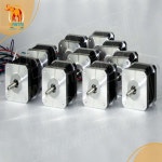 미국 배달 Wantai 20PCS Nema17 스테퍼 모터 4800g cm 2 5A 4-리드 2 상 CE ROHZ ISO 레이저 42BYGHW811