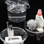 바케스 물통 욕실 대형 대야 바가지 바께스 양동이 투명