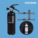 FILTSON 자동차 겸용 소화기 0.7kg + 거치대포함