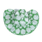 강아지 프릴 플라워 썬캡 그린 1P 애견 모자 S