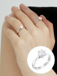 제이에스티나 제이에스티나 WHITEMOND 5부 반지 JJLJRQ4BF368SW120