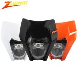 오토바이 LED 헤드 라이트 KTM EXC 125 150 250 300 350 450 530 램프 Motocross Enduro Dirt