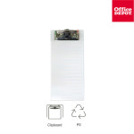 영수증 클립보드 빌지판 간이영수증철 100x210mm 투명