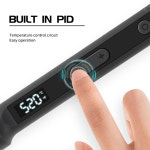 100W 디지털 전기 납땜 인두 키트 세트 220V 온도 조절 용접 도구 세라믹 히터 팁 재 작업