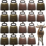 소 말 양 방목 구리 방울 농장 동물 시끄러운 청동 적동과 녹색동 18PCS